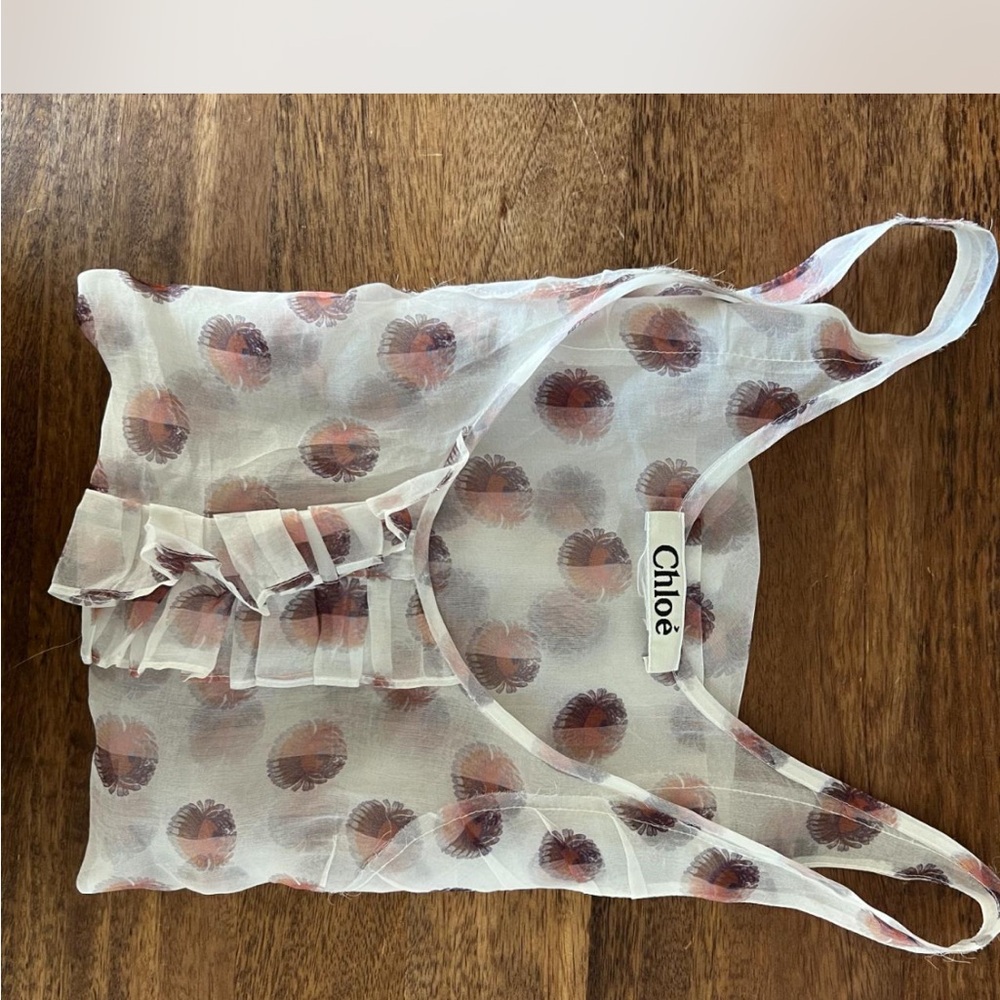 Chloé Semi Sheer Tank